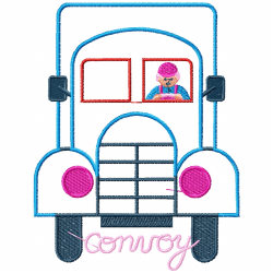 Truck Embroidery Design 5 Truck Embroidery Design 5